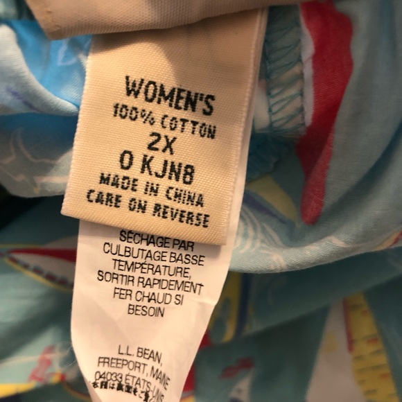 L.L. Bean Lot of 2 pairs Women’s Cotton Boxers Shorts Size 2X - Picture 15 of 15